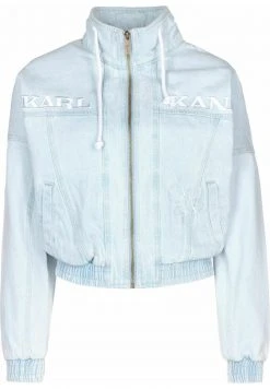Karl Kani RETRO SCRIBBLE - Jeansjacke - Bleached Blue, Damen