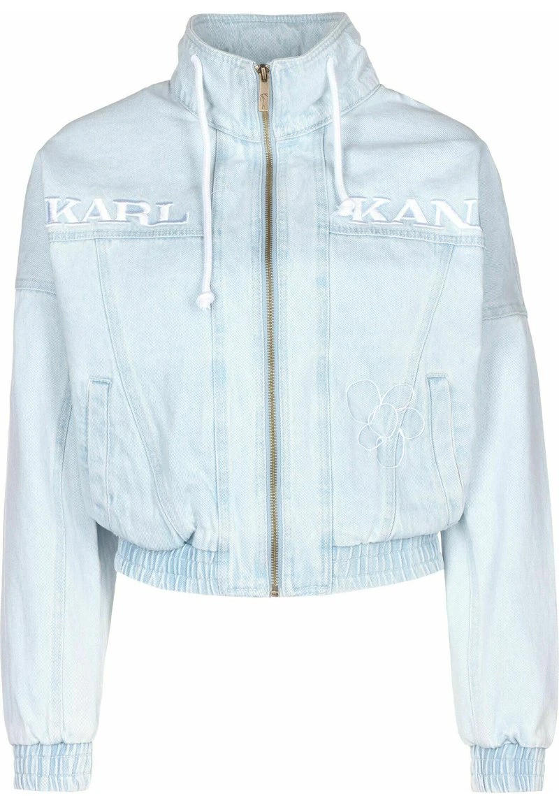 Karl Kani RETRO SCRIBBLE - Jeansjacke - Bleached Blue, Damen 3 Karl Kani RETRO SCRIBBLE - Jeansjacke - Bleached Blue, Damen