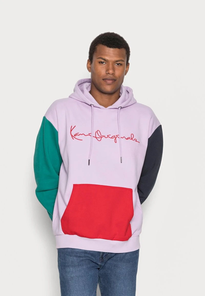 UNISEX ORIGINALS BLOCK HOODIE - Sweatshirt - lilac Karl Kani UNISEX ORIGINALS BLOCK HOODIE - Sweatshirt - Lilac -Outlet KARL KANI Store 484f74f335504fba8ec773b042952e5b