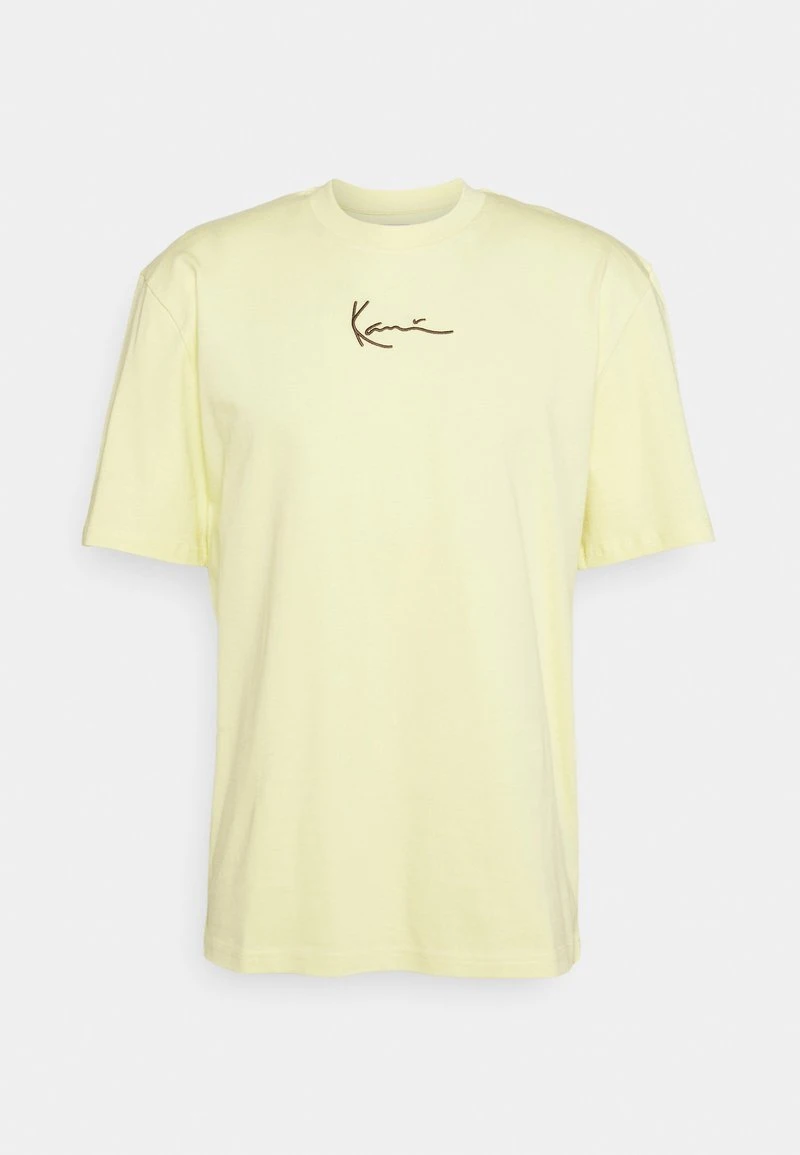 UNISEX SMALL SIGNATURE TEE - T-Shirt print - light yellow Karl Kani UNISEX SMALL SIGNATURE TEE - T-Shirt Print - Light Yellow -Outlet KARL KANI Store 48cbcf4364a449968b661a588eb4e946