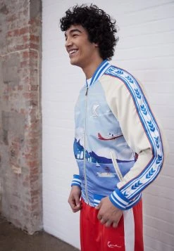 Karl Kani MOTIF SOUVENIR JACKET - Bomberjacke - Multicolor, Herren