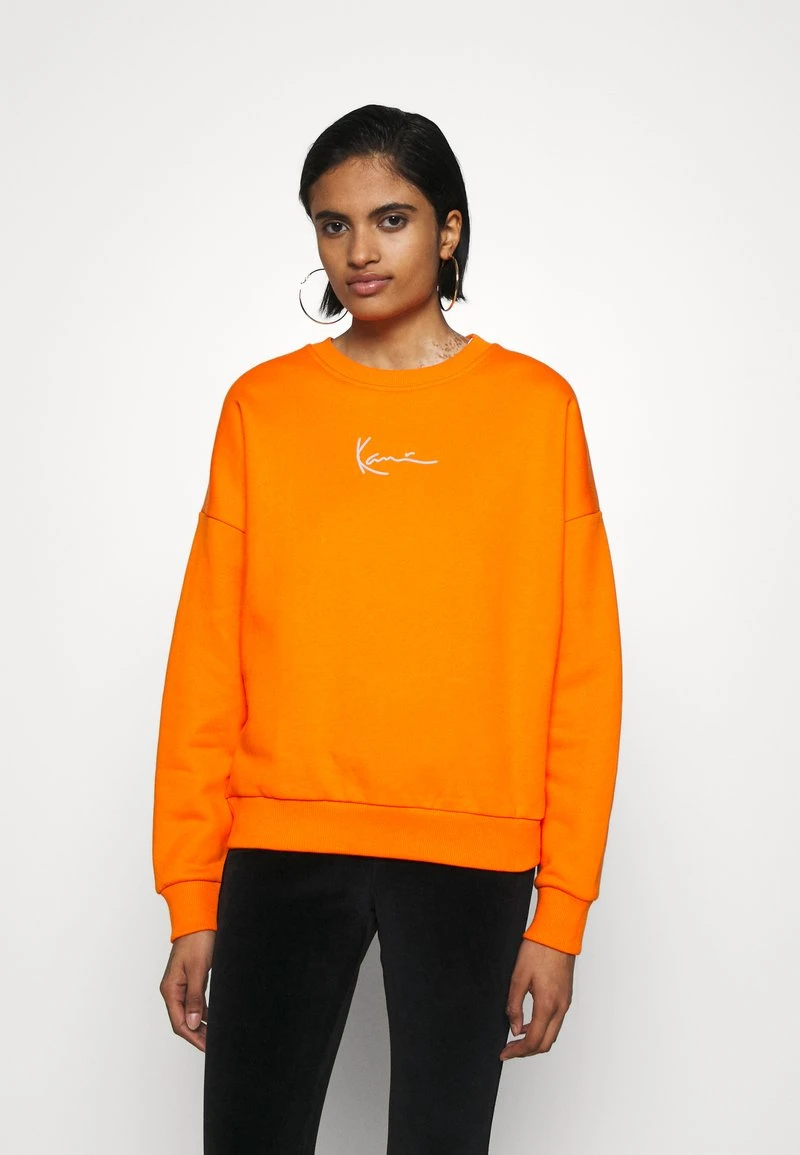 SMALL SIGNATURE CREW - Sweatshirt - orange Karl Kani SMALL SIGNATURE CREW - Sweatshirt - Orange, Damen -Outlet KARL KANI Store 49132a1434b14dbc8b3aeb37237875a4