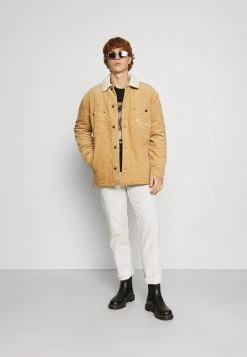 Karl Kani CHEST SIGNATURE SHIRT JACKET UNISEX - Übergangsjacke - Sand -Outlet KARL KANI Store 4b4afcdff47643c5b2c5aebf5203982b
