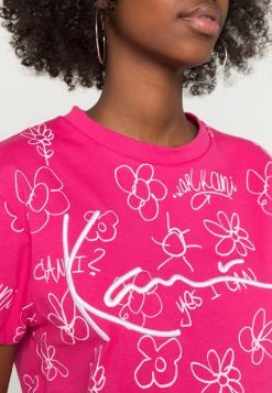 Karl Kani SIGNATURE FLOWER TEE - T-Shirt Print - Pink, Damen -Outlet KARL KANI Store 4ca56a5d8d8a42dca41ce2a32d4f6dab
