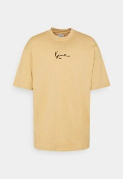Karl Kani SMALL SIGNATURE ESSENTIAL TEE UNISEX - T-Shirt Print - Light Brown