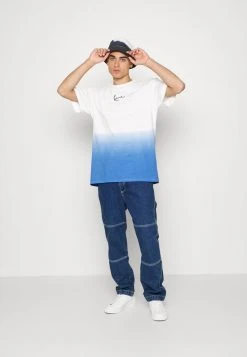 Karl Kani SMALL SIGNATURE GRADIENT TEE UNISEX - T-Shirt Print - Blue -Outlet KARL KANI Store 4d58df57f3234c0c8090beaf7924deb6