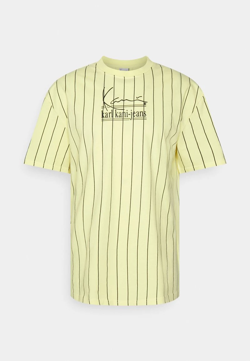 SIGNATURE UNISEX TEE - T-Shirt print - yellow Karl Kani SIGNATURE UNISEX TEE - T-Shirt Print - Yellow -Outlet KARL KANI Store 4df0906439254cb68268a51be6c5c40c