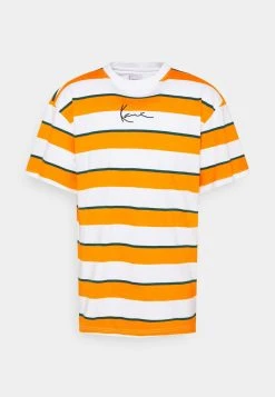 Karl Kani SMALL SIGNATURE STRIPE TEE UNISEX - T-Shirt Print - Orange -Outlet KARL KANI Store 4e913978455146c6aa96625ff25d1655