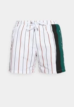 Karl Kani RETRO BLOCK PINSTRIPE - Shorts - White, Herren -Outlet KARL KANI Store 4f0b31dc72b04328ba97bed14a9b4d86