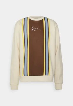 Karl Kani SMALL SIGNATURE STRIPE CREW UNISEX - Sweatshirt - Cream 18 Karl Kani SMALL SIGNATURE STRIPE CREW UNISEX - Sweatshirt - Cream -Outlet KARL KANI Store 4f9fc32e6fba4366aee870f7ce9f5e15