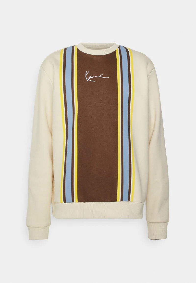 Karl Kani SMALL SIGNATURE STRIPE CREW UNISEX - Sweatshirt - Cream 10 Karl Kani SMALL SIGNATURE STRIPE CREW UNISEX - Sweatshirt - Cream – Bild 8