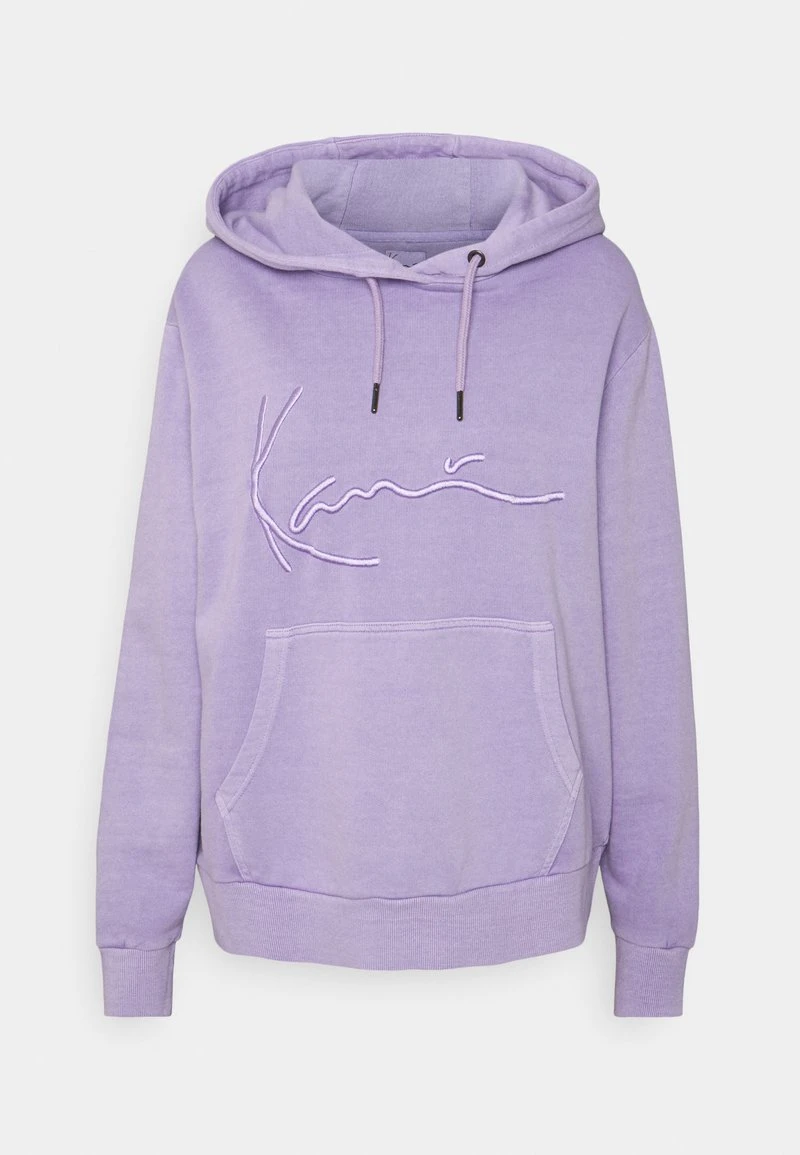 SIGNATURE WASHED HOODIE - Sweatshirt - purple Karl Kani SIGNATURE WASHED HOODIE - Sweatshirt - Purple, Damen -Outlet KARL KANI Store 5023996925f94f05b0901345bab136c2