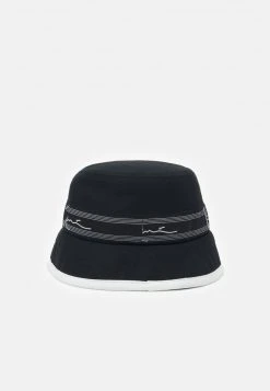 Karl Kani SIGNATURE TAPE BUCKET HAT UNISEX - Hut - Black -Outlet KARL KANI Store 508f24875a9942579661b586cdbad396