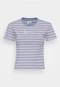 Karl Kani SMALL SIGNATURE TIGHT STRIPE TEE - T-Shirt Print - Blue, Damen 5 Karl Kani SMALL SIGNATURE TIGHT STRIPE TEE - T-Shirt Print - Blue, Damen -Outlet KARL KANI Store 52b0e265852e451b955e83c273f051a6