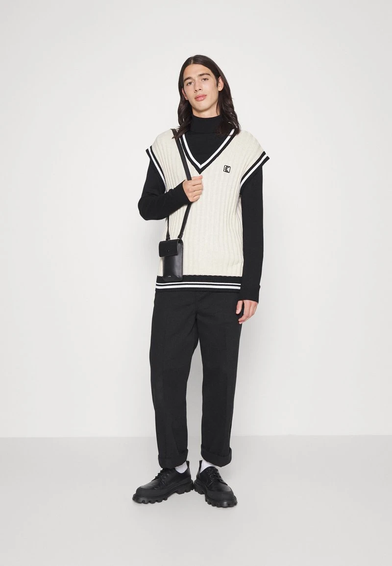 Karl Kani Strickpullover - Cream, Herren 4 Karl Kani Strickpullover - Cream, Herren – Bild 2