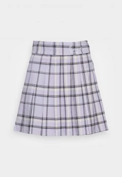 Karl Kani SMALL SIGNATURE CHECK TENNIS SKIRT - Minirock - Purple, Damen -Outlet KARL KANI Store 541c50515f5543ad9369f7d11fb58fa6