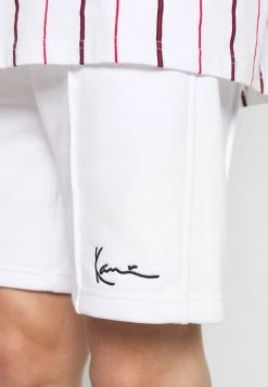 Karl Kani SMALL SIGNATURE - Shorts - White, Herren -Outlet KARL KANI Store 55131108a22c414ab5c8de7f062d814c