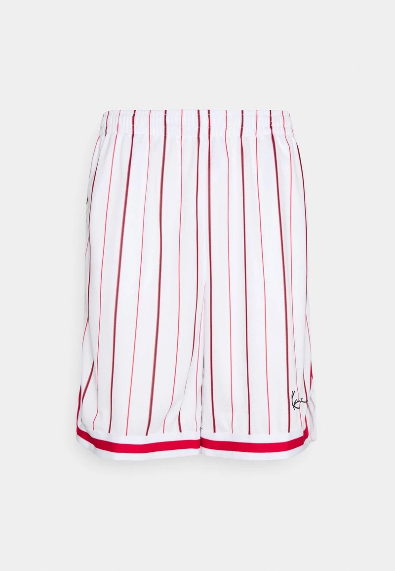 SMALL SIGNATURE PINSTRIPE - Shorts - white Karl Kani SMALL SIGNATURE PINSTRIPE - Shorts - White, Herren -Outlet KARL KANI Store 55f57ceb89824603a5ebe71f50a7cc52