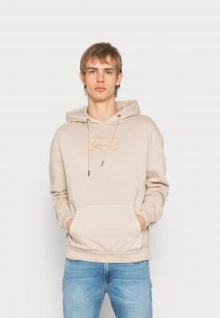 Karl Kani SIGNATURE BOX HOODIE UNISEX - Kapuzenpullover - Taupe
