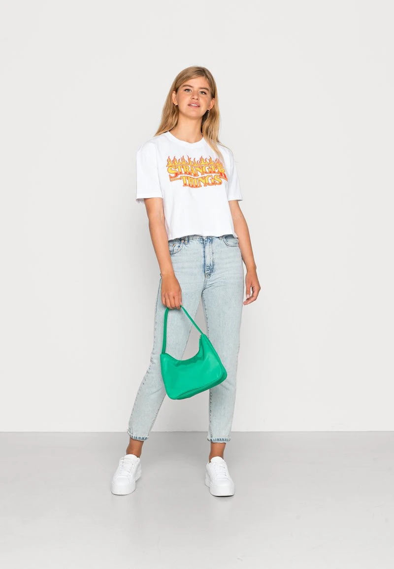 SIGNATURE CROP PRINT TEE WHITE - T-Shirt print - white Karl Kani SIGNATURE CROP PRINT TEE WHITE - T-Shirt Print - White, Damen -Outlet KARL KANI Store 5745672838524e21856dfd660887a95c