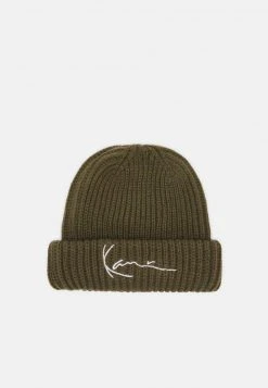 Karl Kani SIGNATURE FISHERMAN BEANIE UNISEX - Mütze - Olive