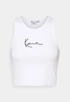 Karl Kani SIGNATURE CROP - Top - White, Damen -Outlet KARL KANI Store 58486be3cd4746e3aa5d67a6bfe98200