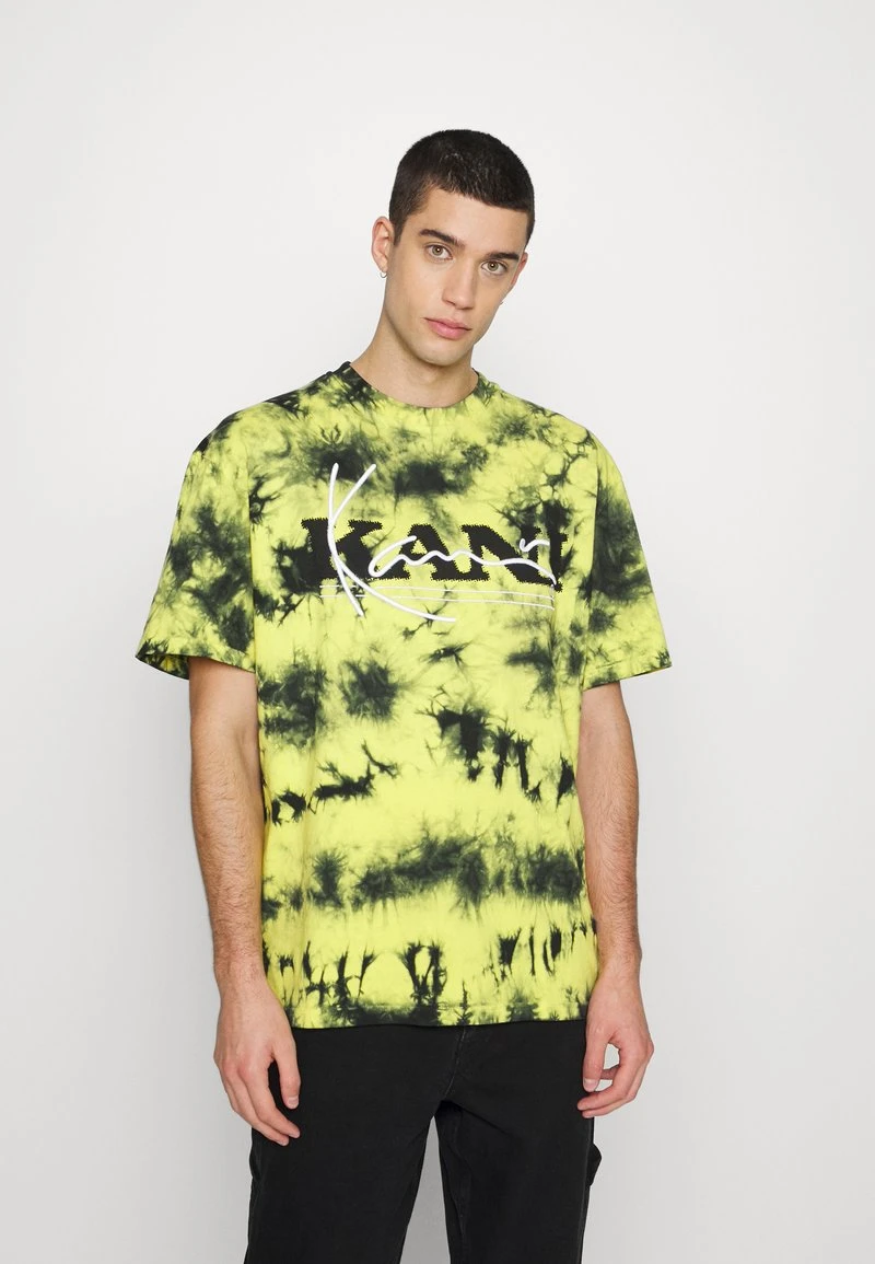 Karl Kani RETRO TIE DYE TEE UNISEX - T-Shirt Print - Yellow 3 Karl Kani RETRO TIE DYE TEE UNISEX - T-Shirt Print - Yellow