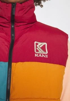 Karl Kani BLOCK PUFFER VEST UNISEX - Weste - Dark Red -Outlet KARL KANI Store 58c218aa9be846c880b3379bfc1aa854