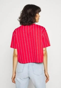 Karl Kani SMALL SIGNATURE SHORT PINSTRIPE TEE - T-Shirt Print - Red, Damen -Outlet KARL KANI Store 5a6e7090643948608bce60dca9c6bd74