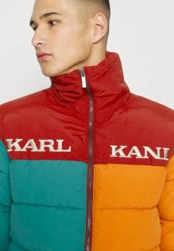 Karl Kani UNISEX RETRO BLOCK PUFFER JACKET - Winterjacke - Dark Red -Outlet KARL KANI Store 5ad44ea4e6e3463e980c25bc788adbc1