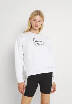 Karl Kani SIGNATURE CREW - Sweatshirt - White, Damen