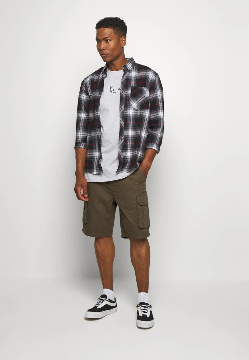 SMALL SIGNATURE TEE - T-Shirt print - ash grey Karl Kani SMALL SIGNATURE TEE - T-Shirt Print - Ash Grey, Herren -Outlet KARL KANI Store 5b6f675e445f481cbae128dd3c1be58b