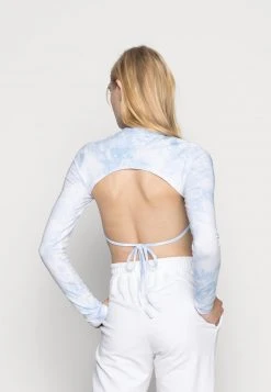 Karl Kani SIGNATURE TIE DYE CROPPED - Langarmshirt - White, Damen -Outlet KARL KANI Store 5b90467b43c84d98bcdf7fe208be680f