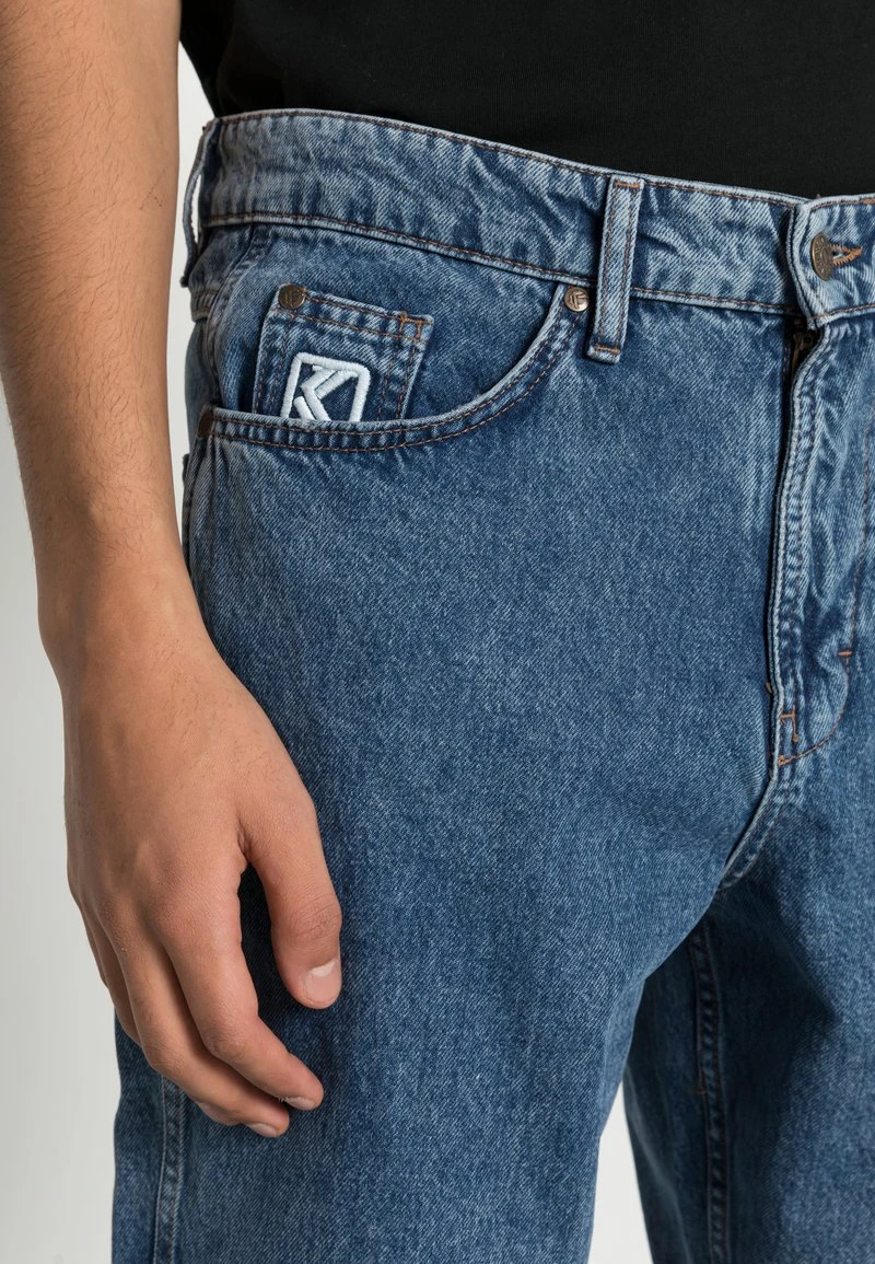 Karl Kani SMALL SIGNATURE TAPERED FIVE POCKET - Jeans Tapered Fit - Vintage Indigo, Herren 7 Karl Kani SMALL SIGNATURE TAPERED FIVE POCKET - Jeans Tapered Fit - Vintage Indigo, Herren – Bild 5