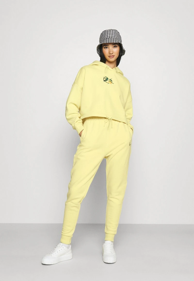 SMALL SIGNATURE CROP HOODIE LIGHT - Kapuzenpullover - yellow Karl Kani SMALL SIGNATURE CROP HOODIE LIGHT - Kapuzenpullover - Yellow, Damen -Outlet KARL KANI Store 5d2c58a38e364041a36183a7d85cefa9