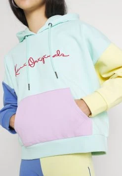 Karl Kani ORIGINALS BLOCK HOODIE - Sweatshirt - Mint, Damen -Outlet KARL KANI Store 5e0ea5a1e06546d6916d5b3e04516374