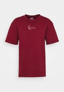 Karl Kani SMALL SIGNATURE TEE UNISEX - T-Shirt Basic - Dark Red -Outlet KARL KANI Store 5e83e6b26b0e484989297b29e6f5fd50