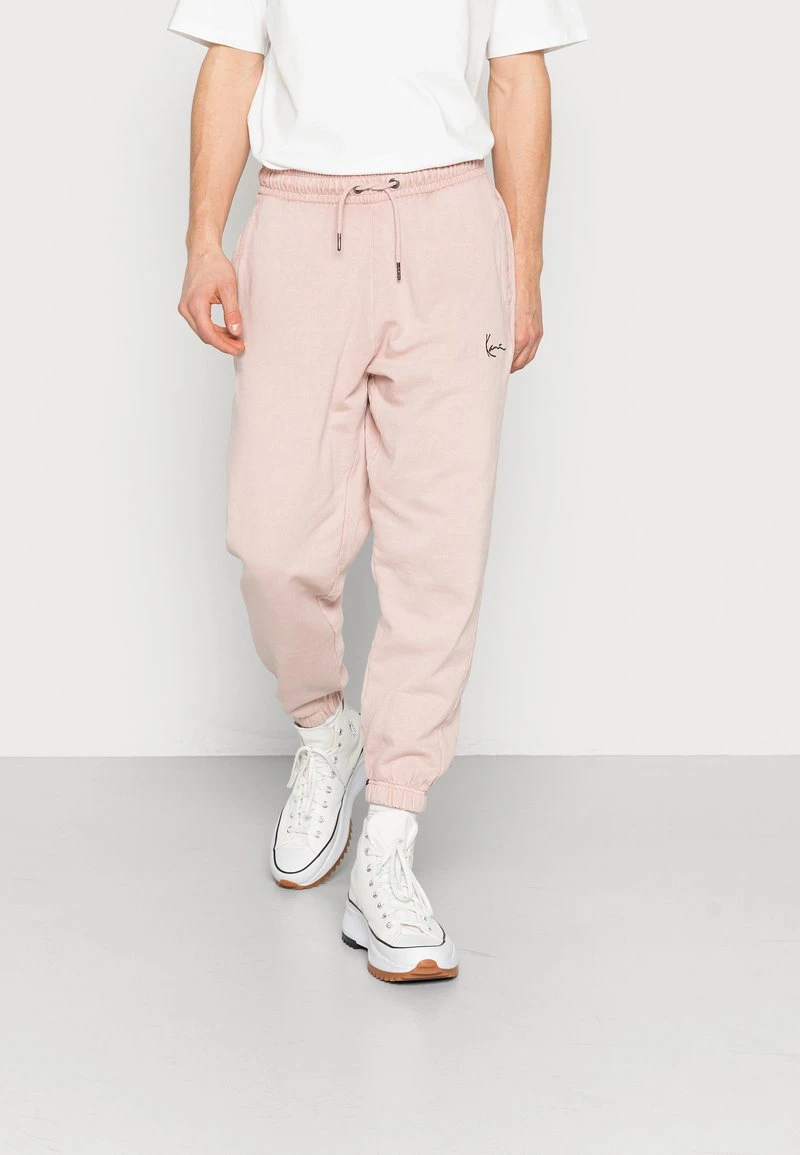 Karl Kani SMALL SIGNATURE PANTS UNISEX - Jogginghose - Rose 3 Karl Kani SMALL SIGNATURE PANTS UNISEX - Jogginghose - Rose