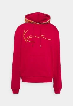 Karl Kani SIGNATURE PATCH HOODIE UNISEX - Sweatshirt - Dark Red -Outlet KARL KANI Store 5fe85d464b7442198688bbb85a1aa185