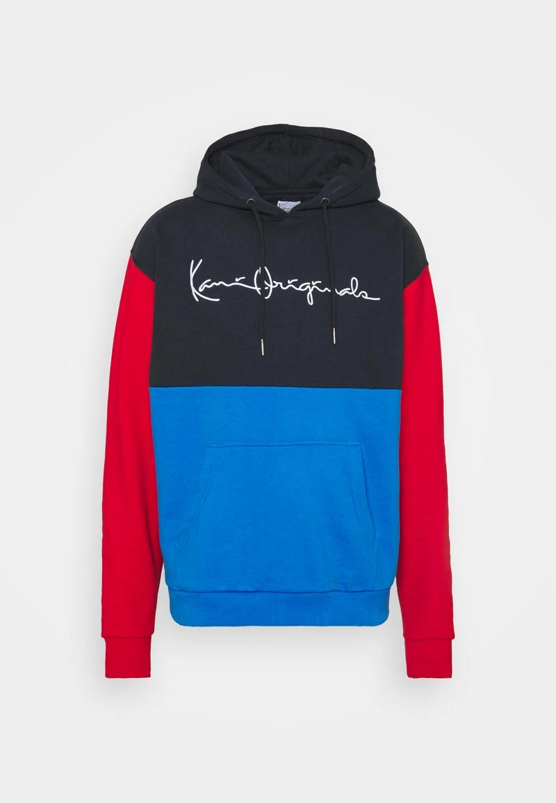 ORIGINALS BLOCK HOODIE UNISEX - Kapuzenpullover - blue Karl Kani ORIGINALS BLOCK HOODIE UNISEX - Kapuzenpullover - Blue -Outlet KARL KANI Store 626d226a11084b37910501f04b9bfa5f