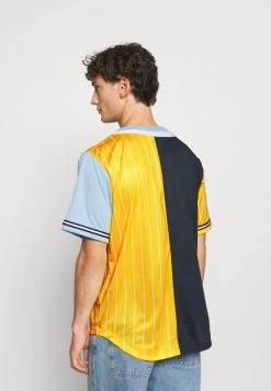 Karl Kani COLLEGE BLOCK PINSTRIPE BASEBALL - T-Shirt Print - Yellow, Herren -Outlet KARL KANI Store 628f833095854e6da74cf14387d0f4a8