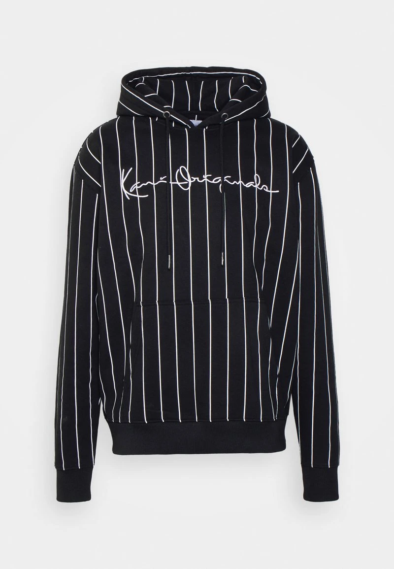 ORIGINALS PINSTRIPE HOOD UNISEX - Kapuzenpullover - black Karl Kani ORIGINALS PINSTRIPE HOOD UNISEX - Kapuzenpullover - Black -Outlet KARL KANI Store 6433ac86a32440e7ae6ddca1b2722504