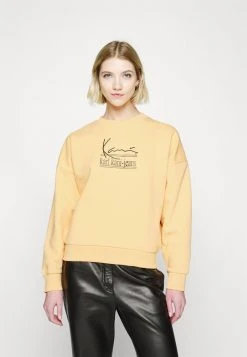 Karl Kani SIGNATURE CREW - Sweatshirt - Orange, Damen -Outlet KARL KANI Store 64d65f5e7ca3471d943fb403bf0bc8c1