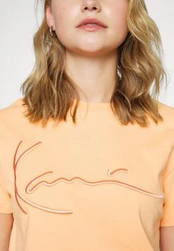 Karl Kani SIGNATURE TEE - T-Shirt Print - Orange, Damen -Outlet KARL KANI Store 651fee74c2fa4169a89ba658fbe78cb7