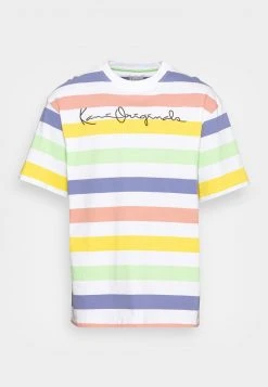 Karl Kani ORIGINALS STRIPE TEE - T-Shirt Print - Mint, Unisex -Outlet KARL KANI Store 654024dc7c9e4c8b9073c8516c736bbc