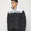Karl Kani RETRO REVERSIBLE BLOCK PUFFER JACKET UNISEX - Übergangsjacke - Black