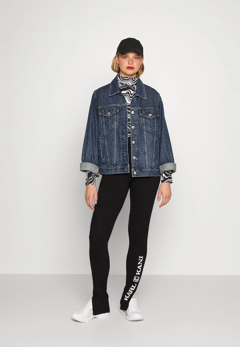 Karl Kani RETRO SLIT - Leggings - Hosen - Black, Damen 4 Karl Kani RETRO SLIT - Leggings - Hosen - Black, Damen – Bild 2