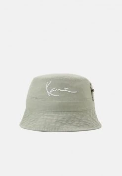 Karl Kani SIGNATURE WASHED ZIP BUCKET HAT UNISEX - Hut - Dark Mint