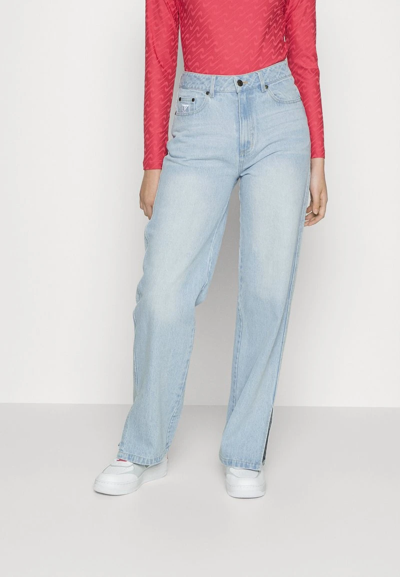 SLIT - Jeans Relaxed Fit - light blue Karl Kani SLIT - Jeans Relaxed Fit - Light Blue, Damen -Outlet KARL KANI Store 6860669f90684b9dbb38735a80221ff0