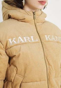 Karl Kani RETRO HOODED PUFFER JACKET - Winterjacke - Sand, Damen -Outlet KARL KANI Store 68df738525454c9c9736e97b1dcc8a16
